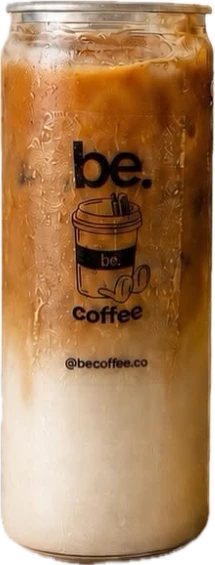 iced cookie dough latte de be. coffee